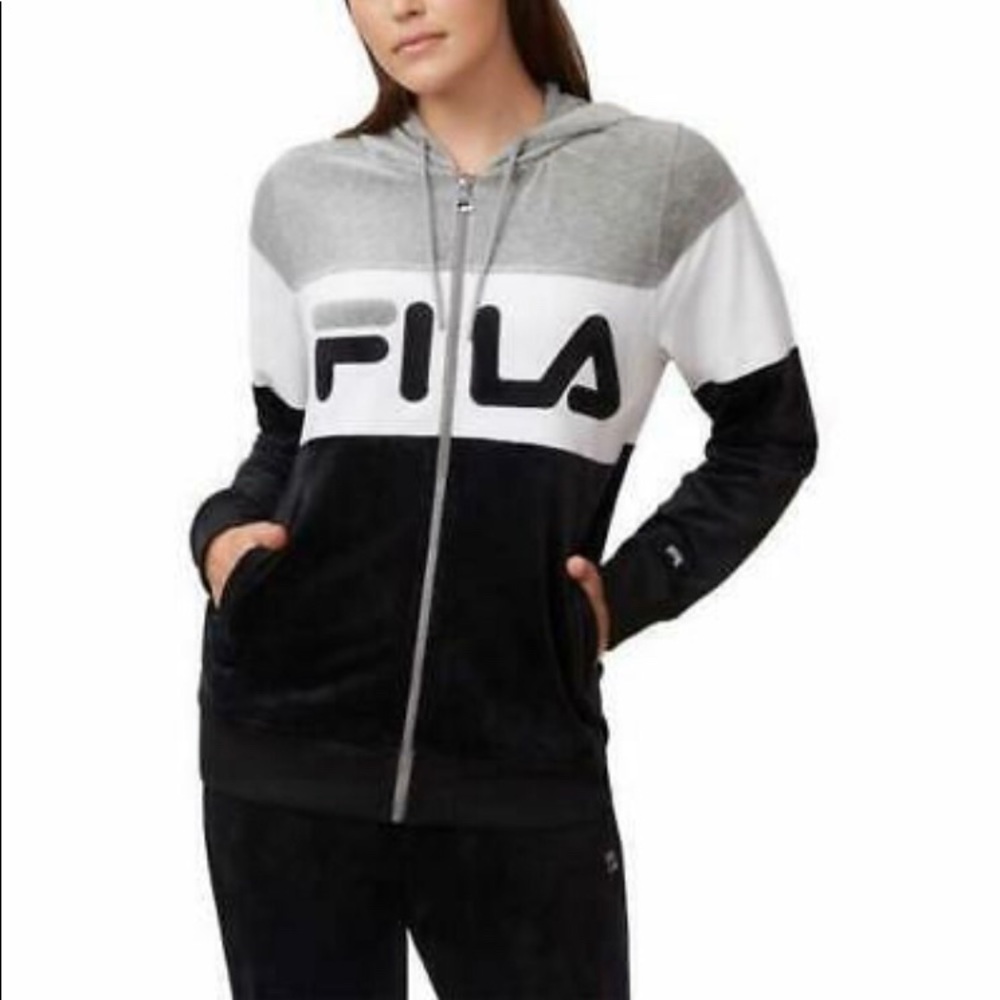 FILA Women's Colorblock Velour Jacket Item 1161753